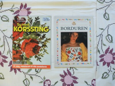 Boek en tijdschrift over borduren