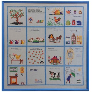 Borduurwerk spreekwoorden en gezegden