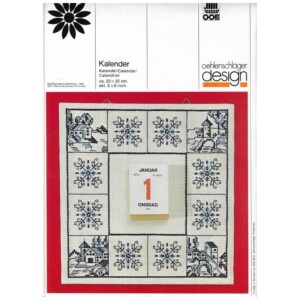 Borduurpakket kalender