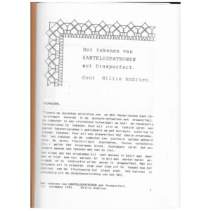 Boekje: Het tekenen van kantklospatronen met Drawperfect